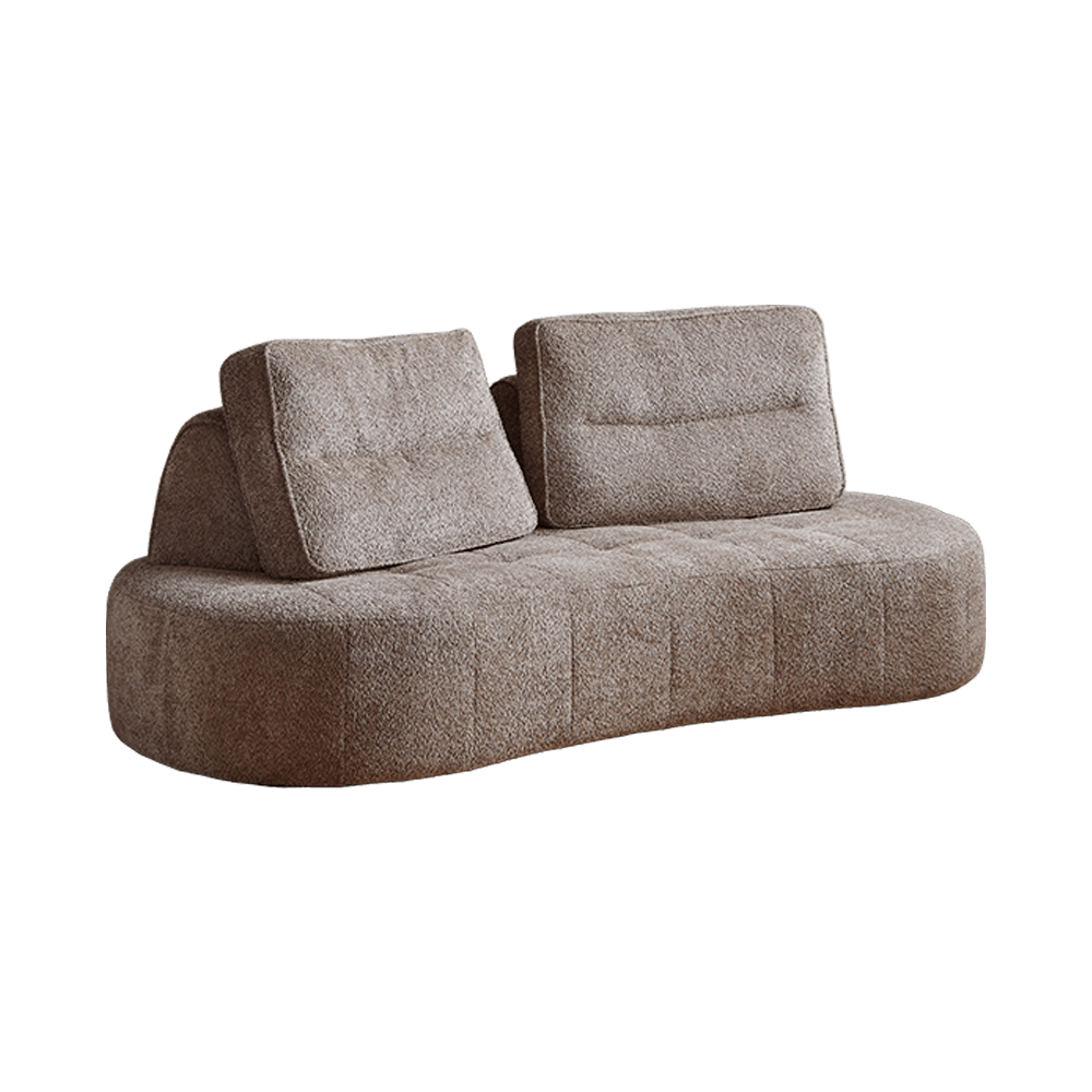 9-Layer Khaki Mousse Floor Modular Sofa Module D