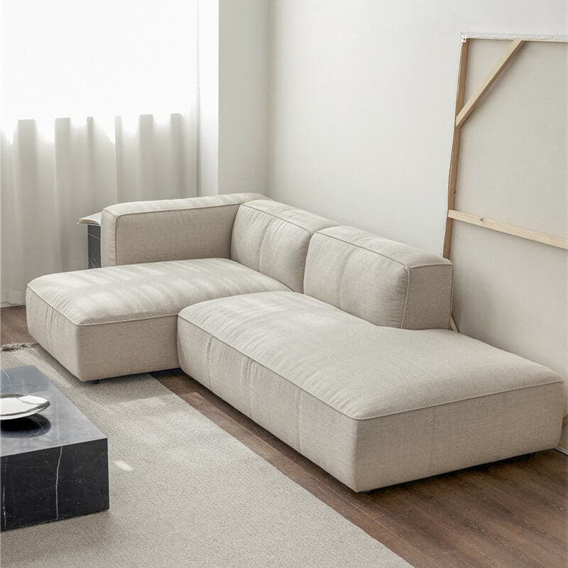 Butter Sofa Soft, L-Shaped Sectional with Chaise - grado