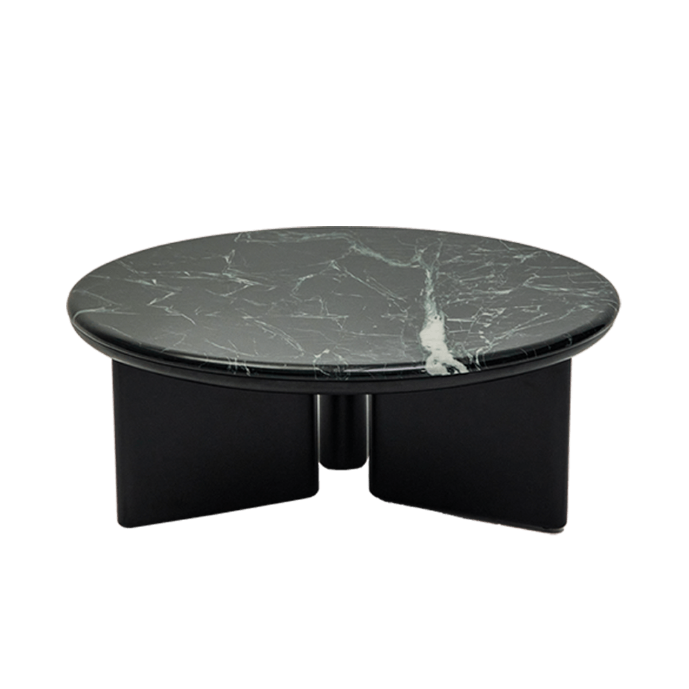 Dorayaki Round Green Marble Coffee Table