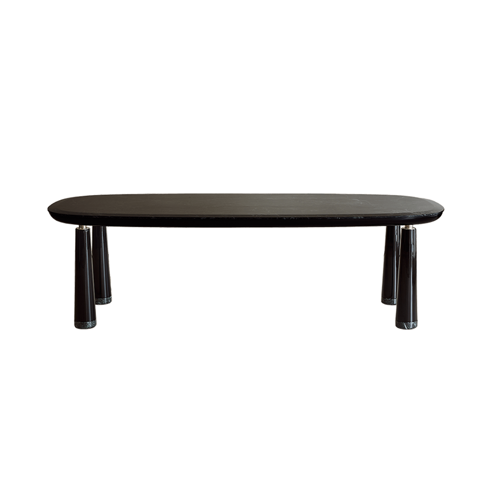 Elephant Black Marble Dining Table