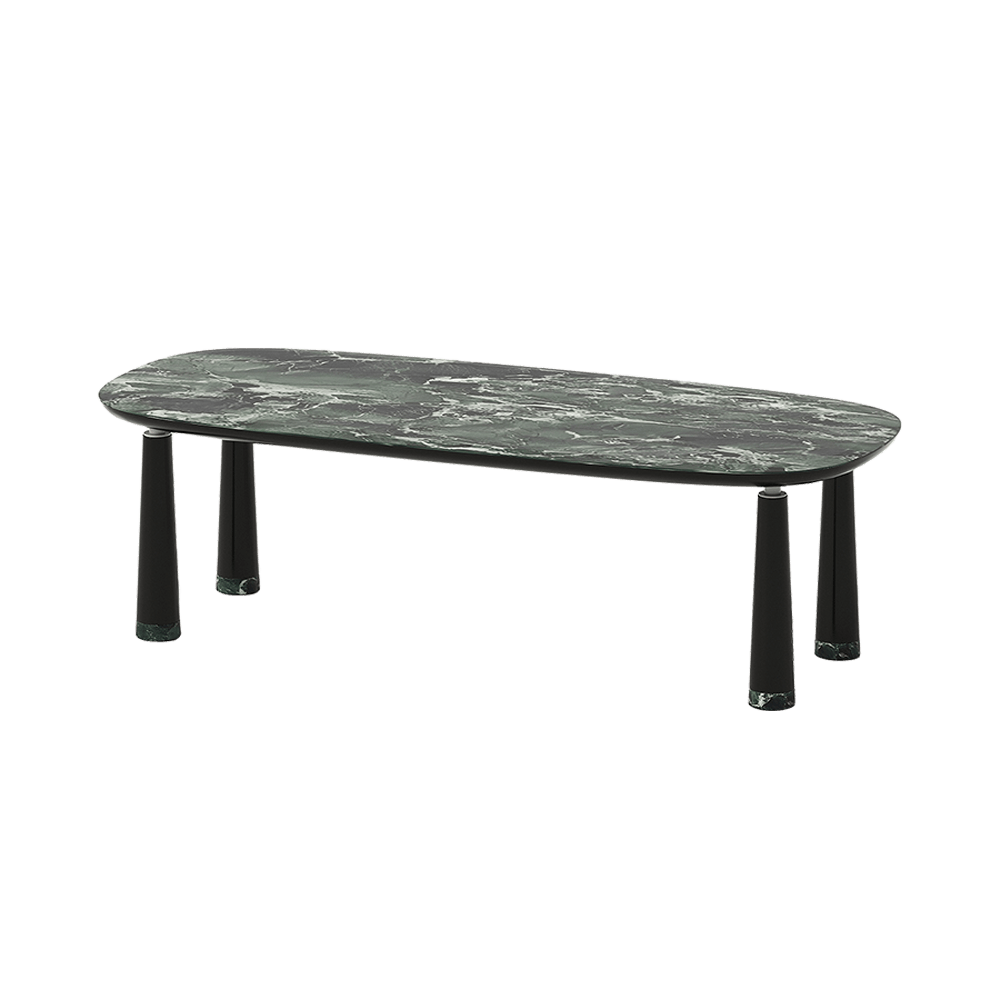 Elephant Green Marble Dining Table