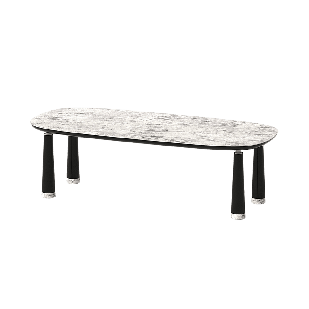 Elephant White Marble Dining Table