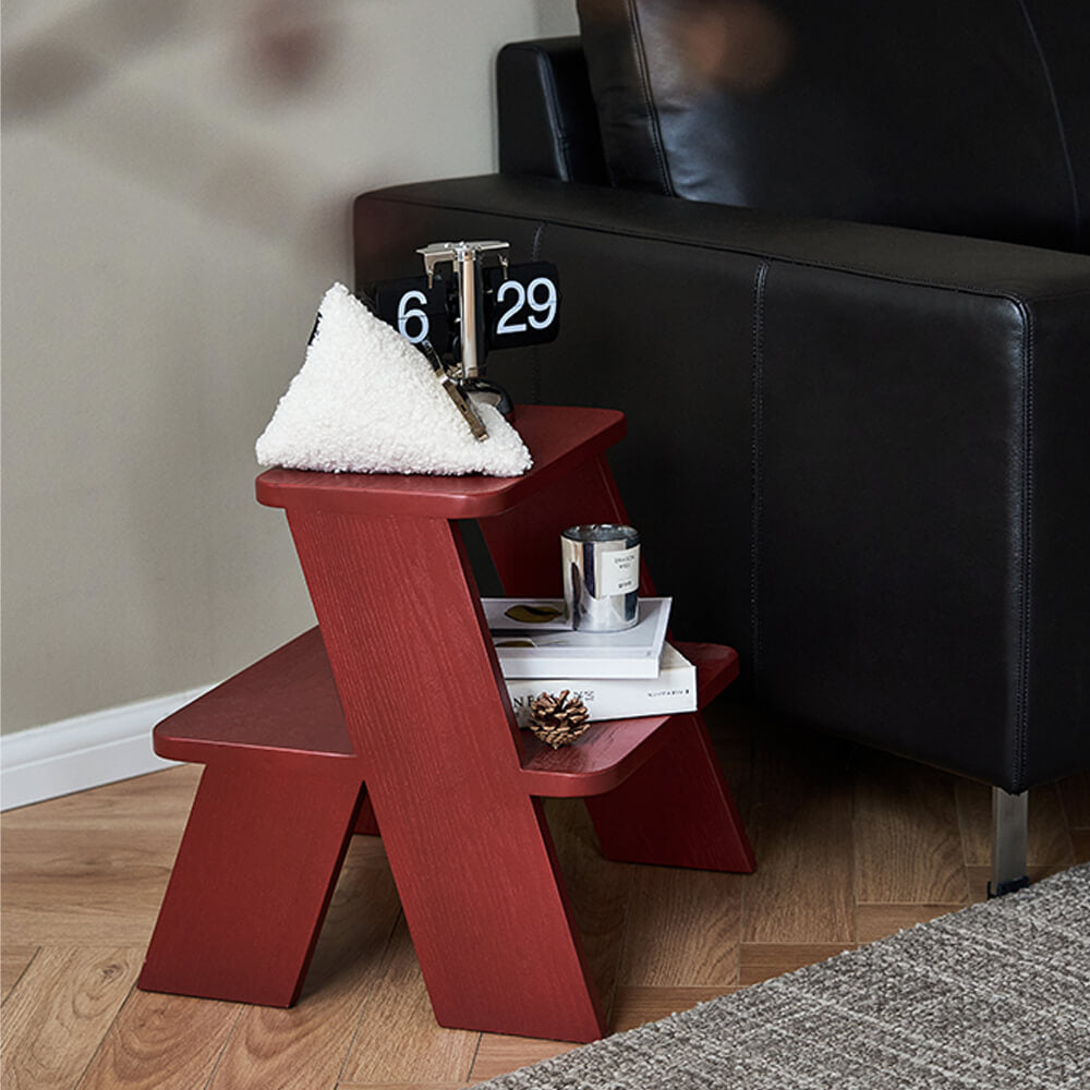 Fido Wood Stepstool 2 Step for Bedroom Kitchen