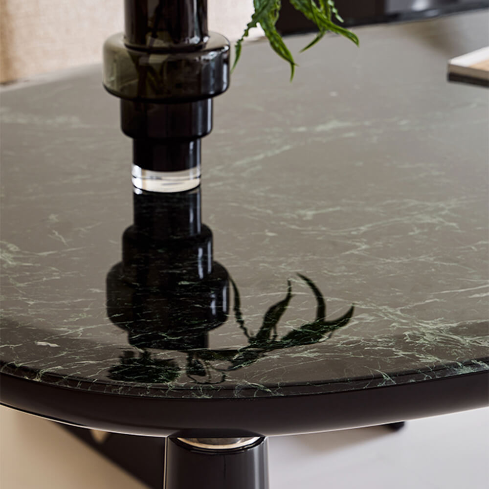 Heat-Resistant Marble Dining Table