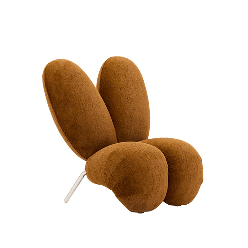Huddle Caramel Brown Kids Bunny Chair