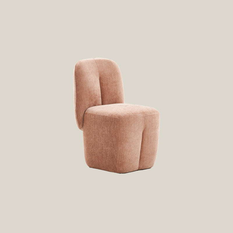 Plum Vanity Chair With Back