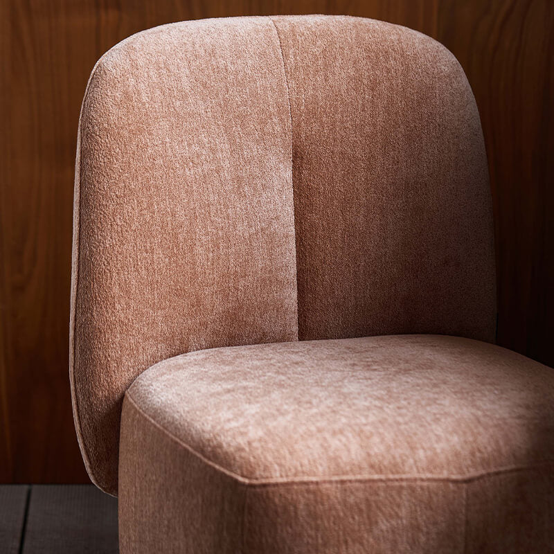 Pink Vanity Chair With Back