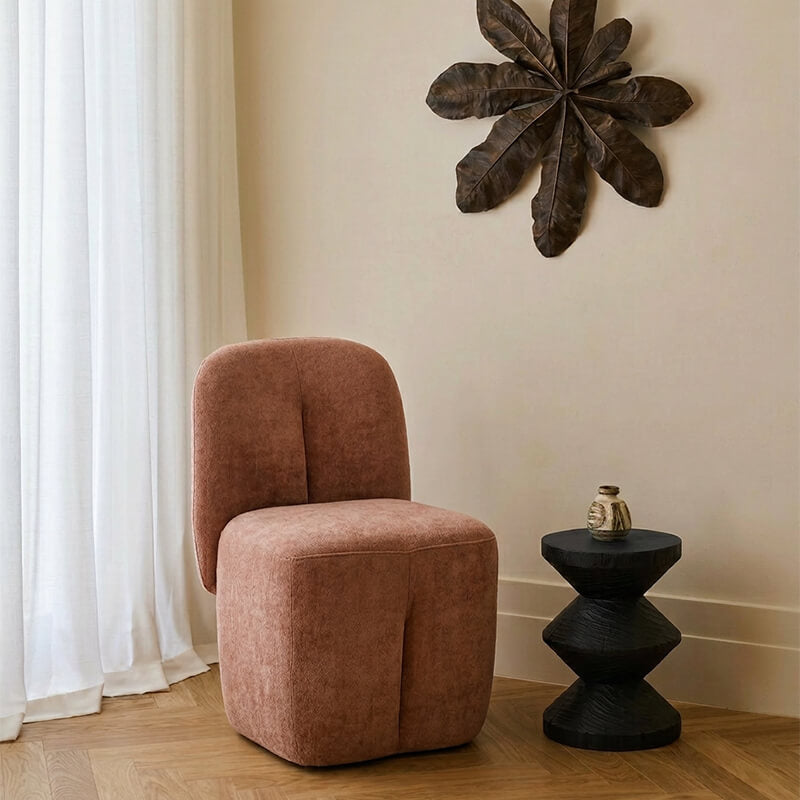 Pink Vanity Chair With Back