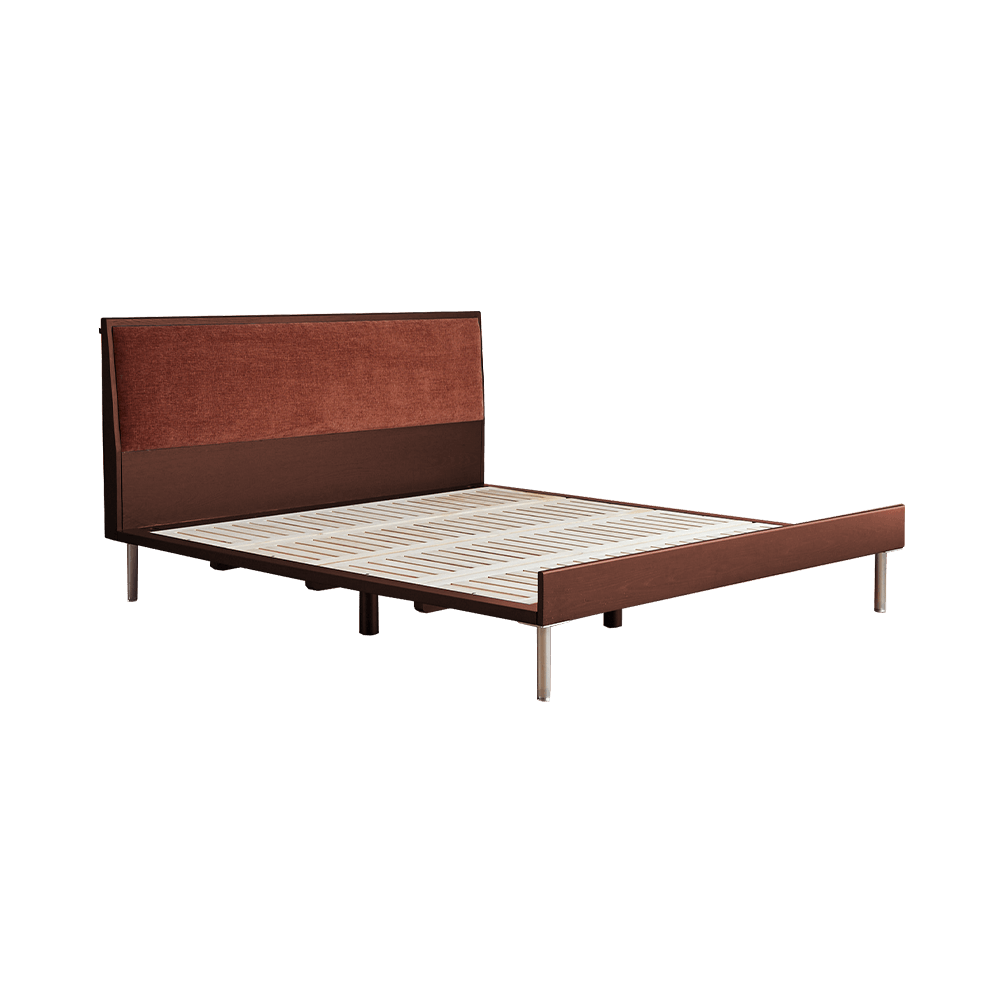 Red Velvet Bed