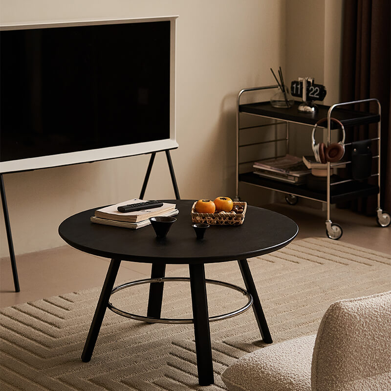 Round Barbecue Grill Table