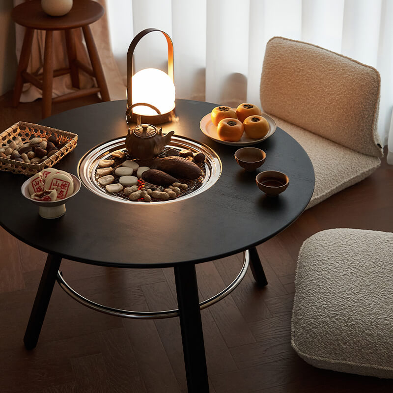 Round Barbecue Grill Table