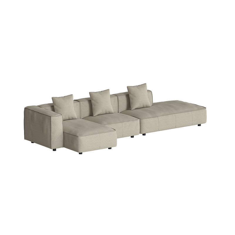 Butter Sofa Soft L-Shaped Sectional with Chaise