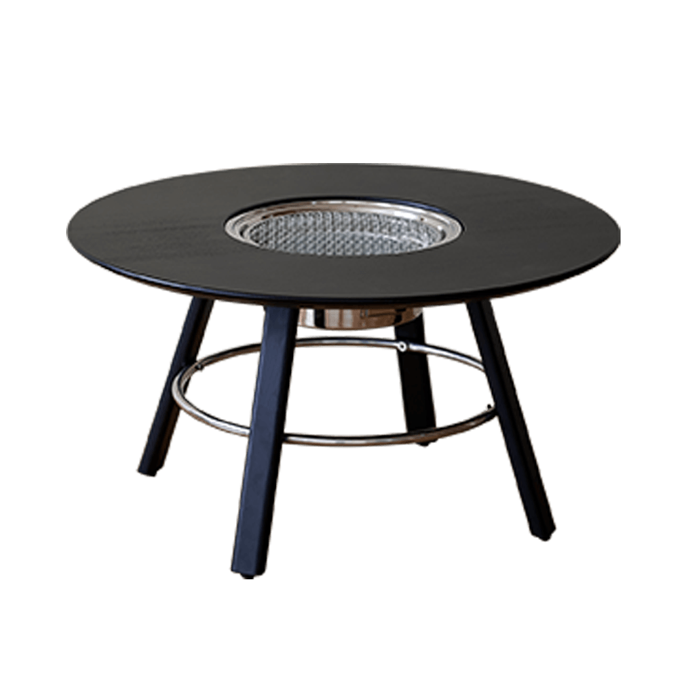 Round Barbecue Grill Table