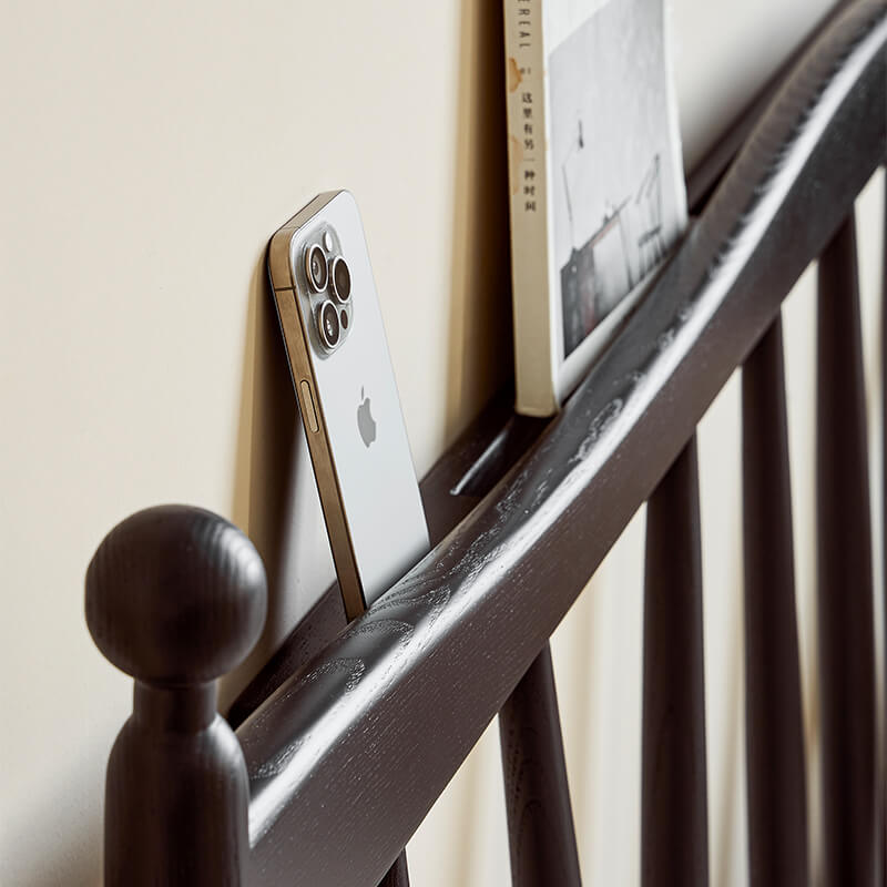 Solar Bed Frame Solid Wood