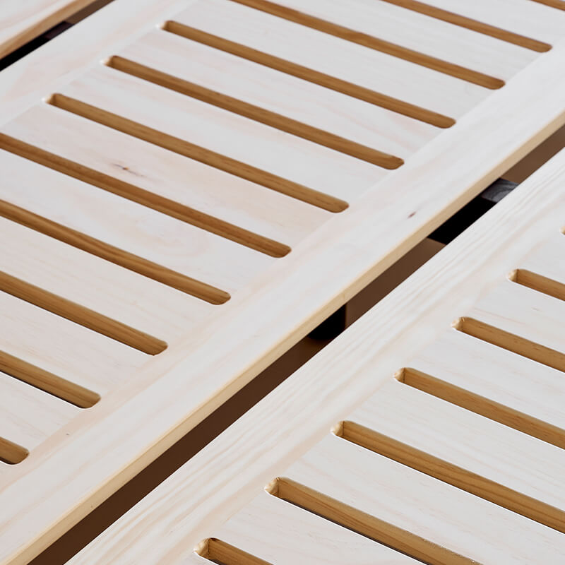 Solar Bed Frame Solid Wood