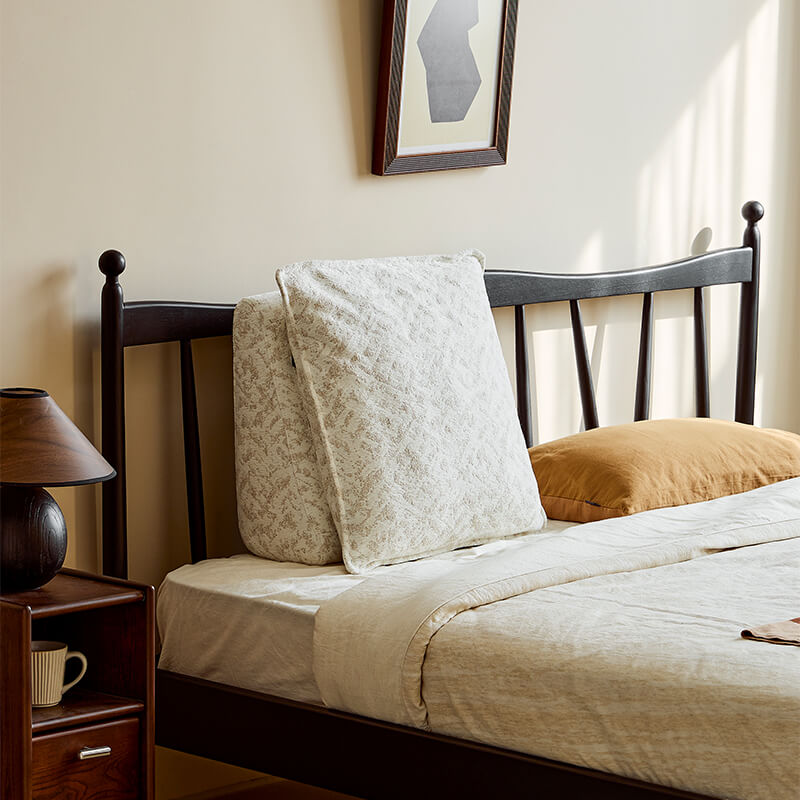 Solar Bed Frame Solid Wood