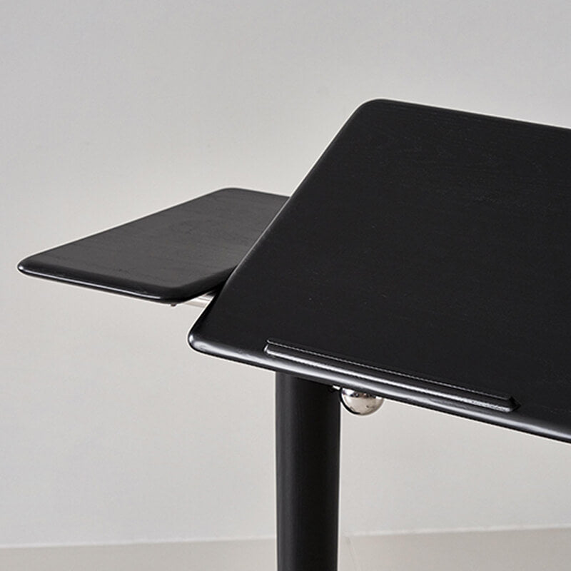 black wooden book stand for reading