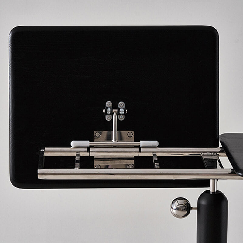 black wooden book stand for reading