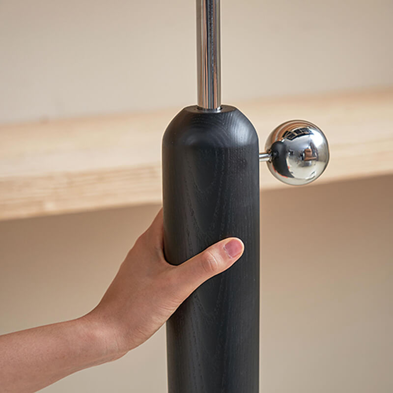 black wooden book stand for reading