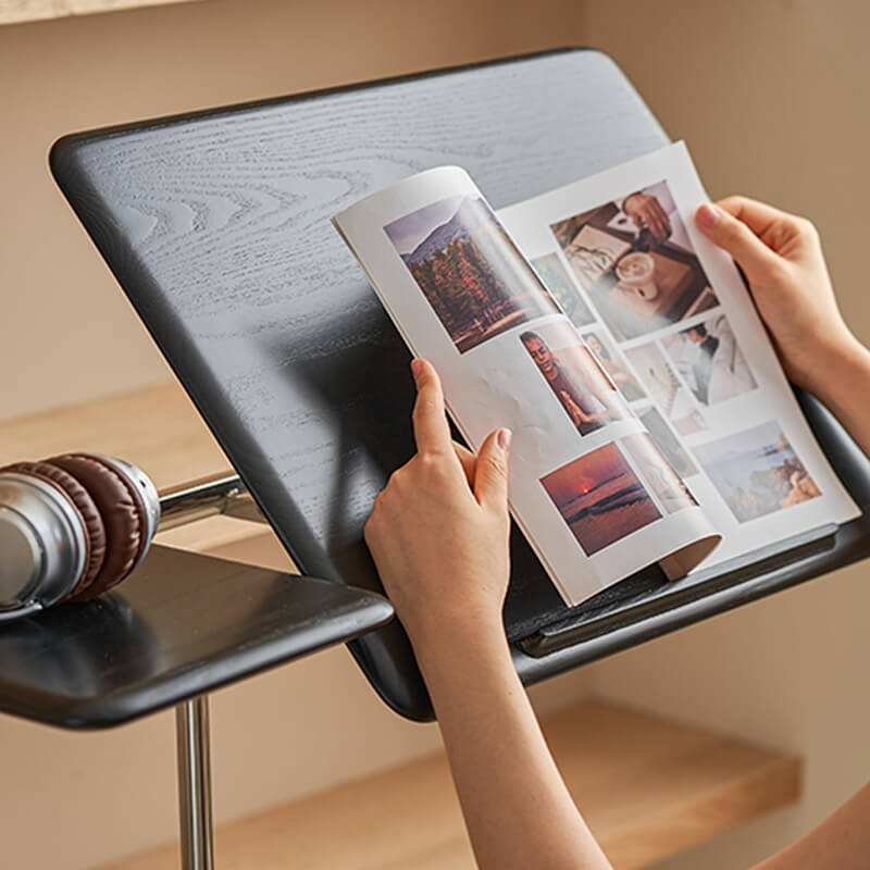 adjustable wooden book stand for reading