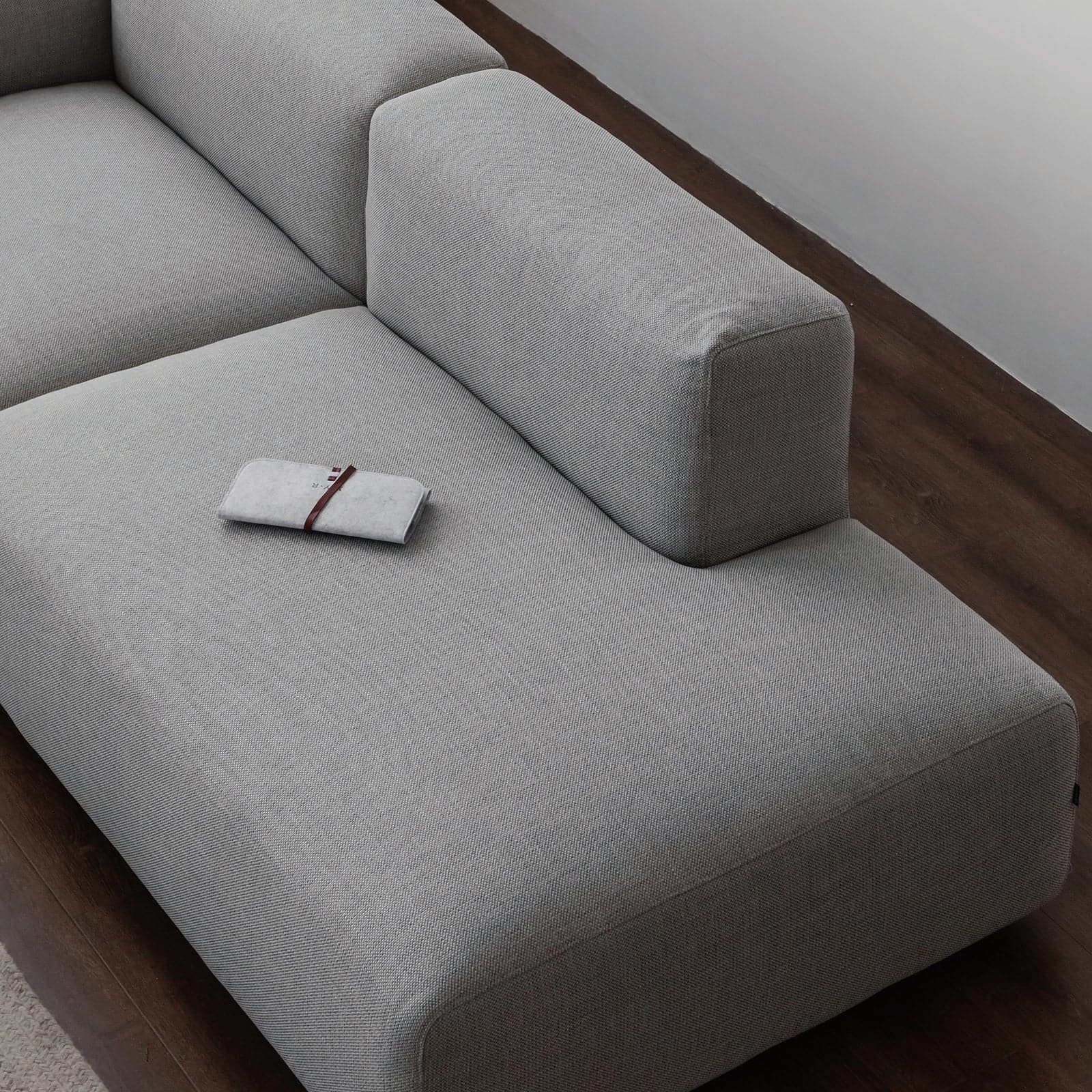 Cheese modular open end sofa