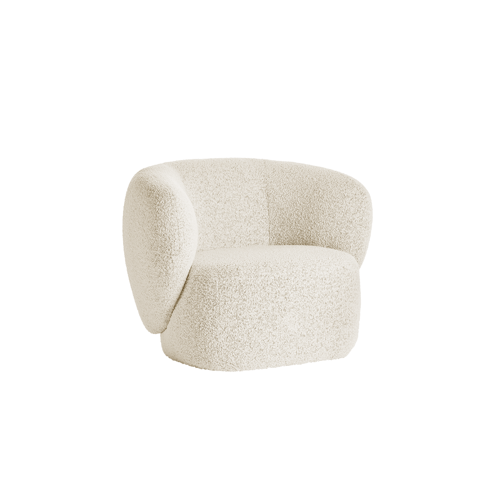 familiar - Familiar × ajew circle shoulder Carys Doe Chair & A Half by Fusion Furniture 2822CARYS DOE