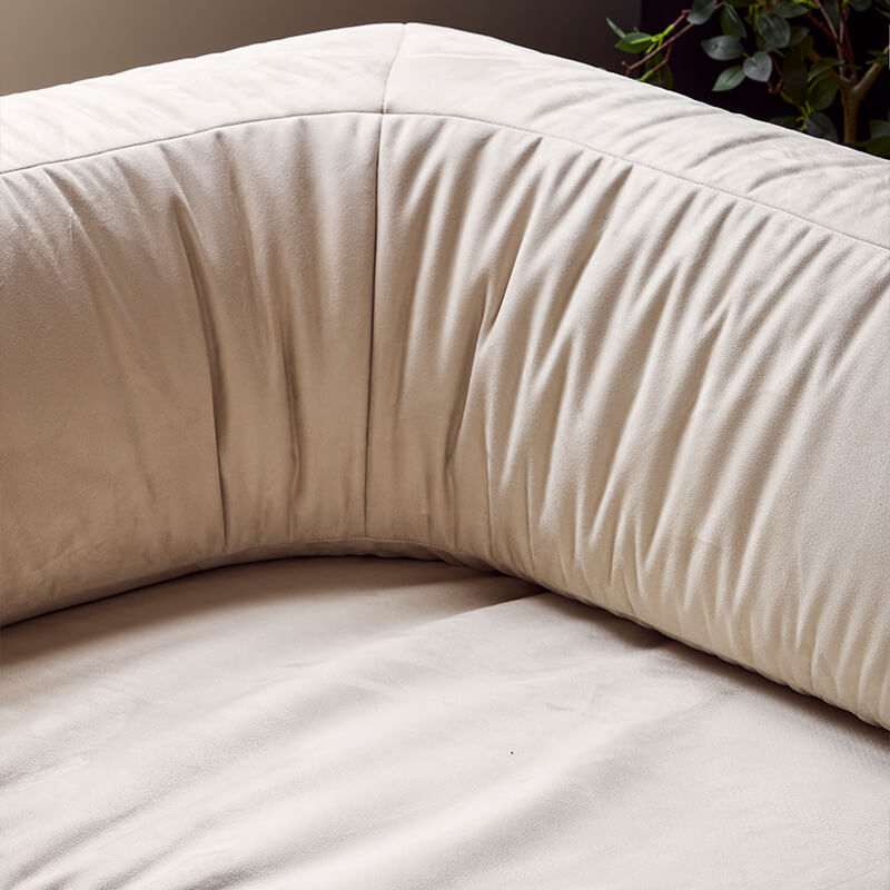 tiny details add sophistication to this modular sofabed