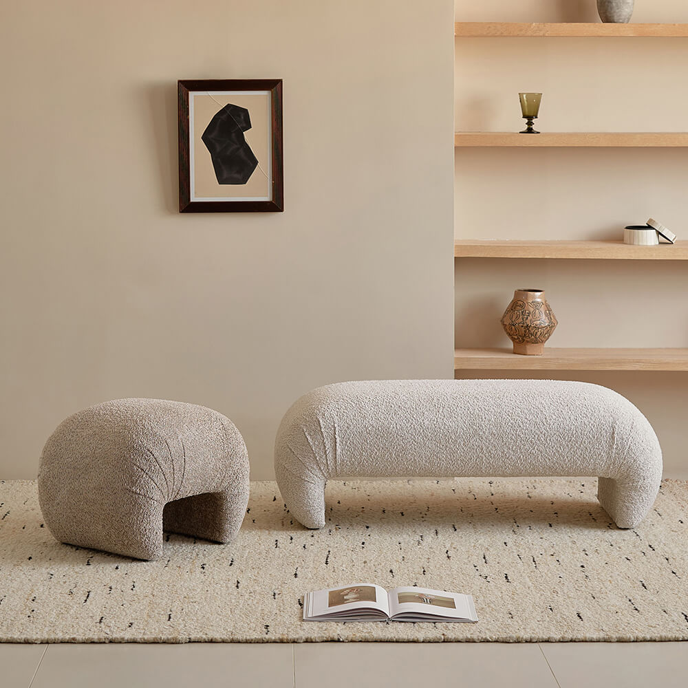 Crescent Pouf