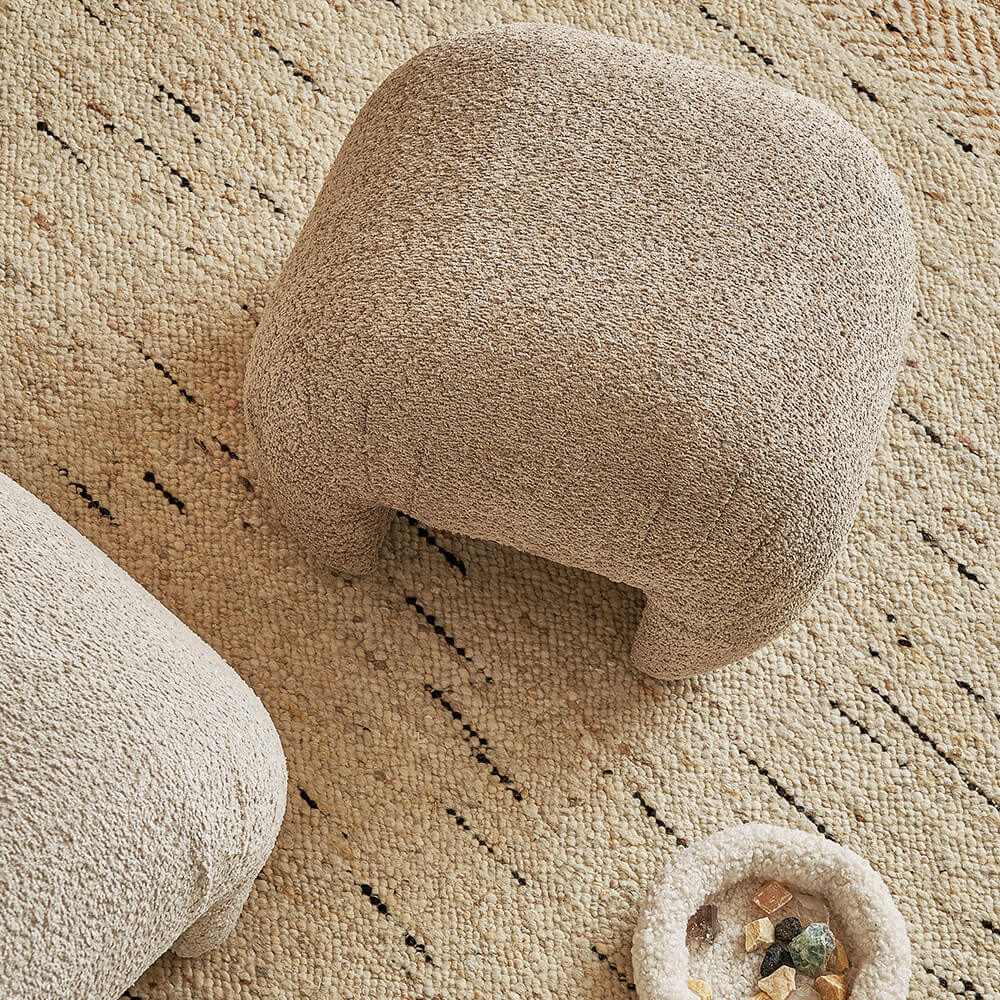 Crescent Pouf