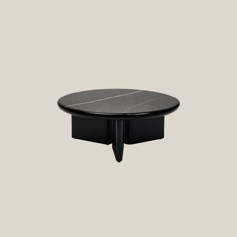 Dorayaki Round Marble Coffee Table