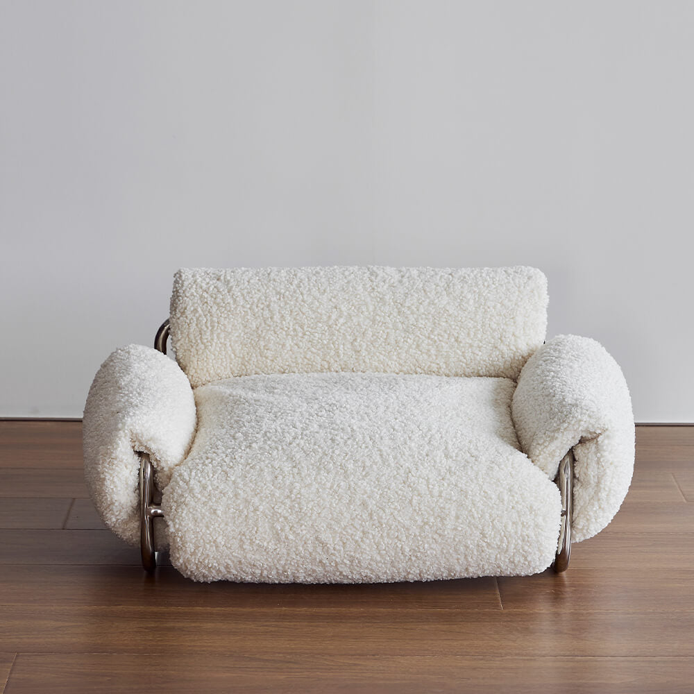 Roll Pet Bed Sofa Washable Elevated Dog Bed