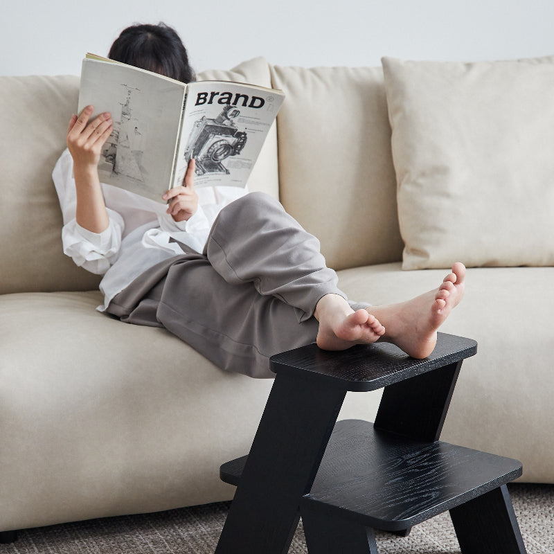 Fido Wood Stepstool 2 Step as footstool