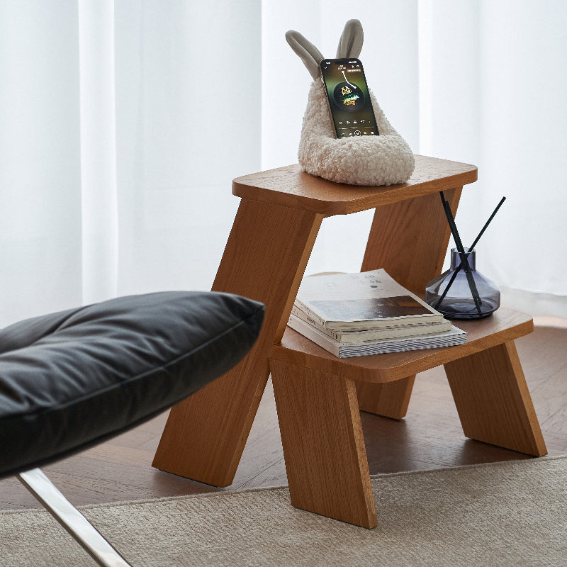 Fido Wood Stepstool 2 Step for Bedroom Kithchen