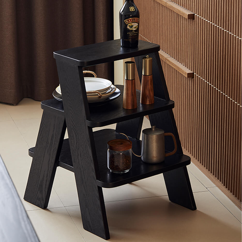 Fido Wood Stepstool 2 Step for Bedroom Kitchen