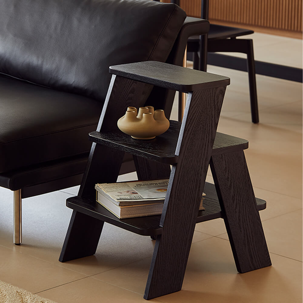 Fido Wood Stepstool 2 Step for Bedroom Kitchen