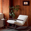 Fika Black Rocking Chair Recliner | gradodesign