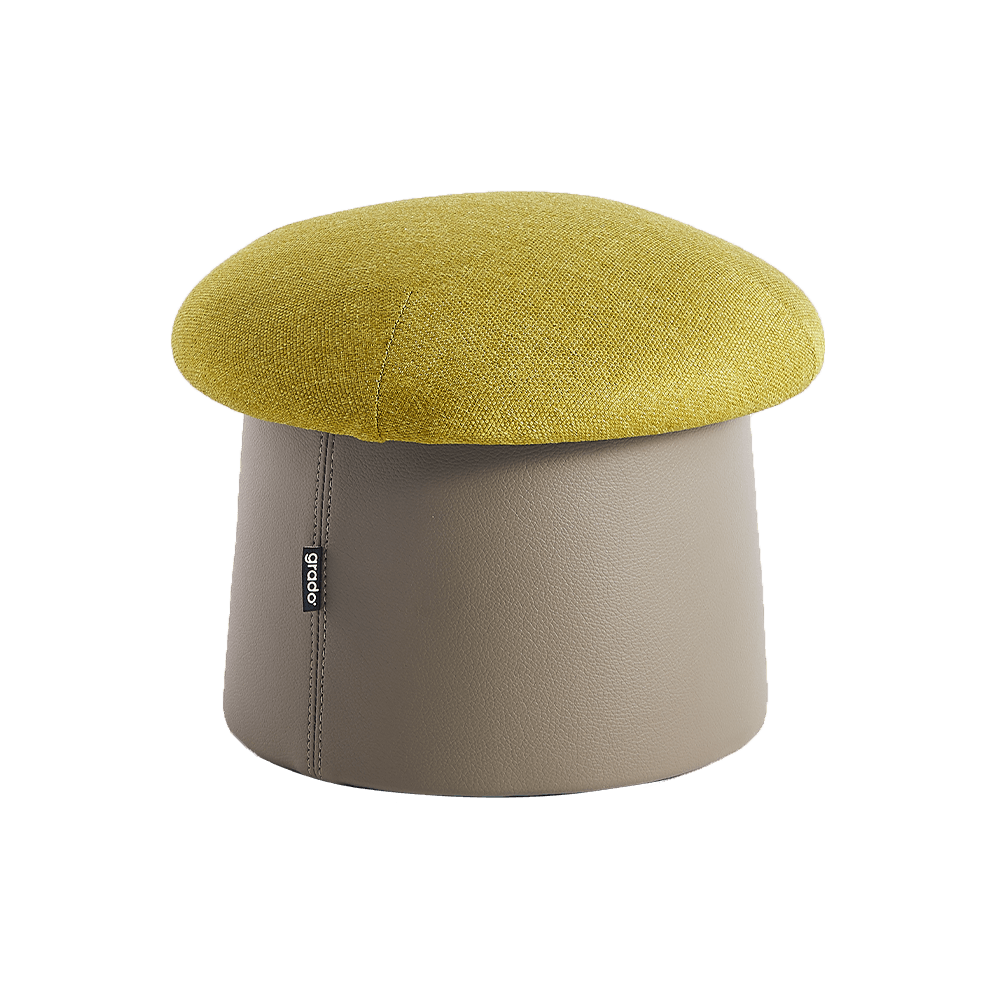 Fungo Kid Pouf Kids ottoman yellowish green