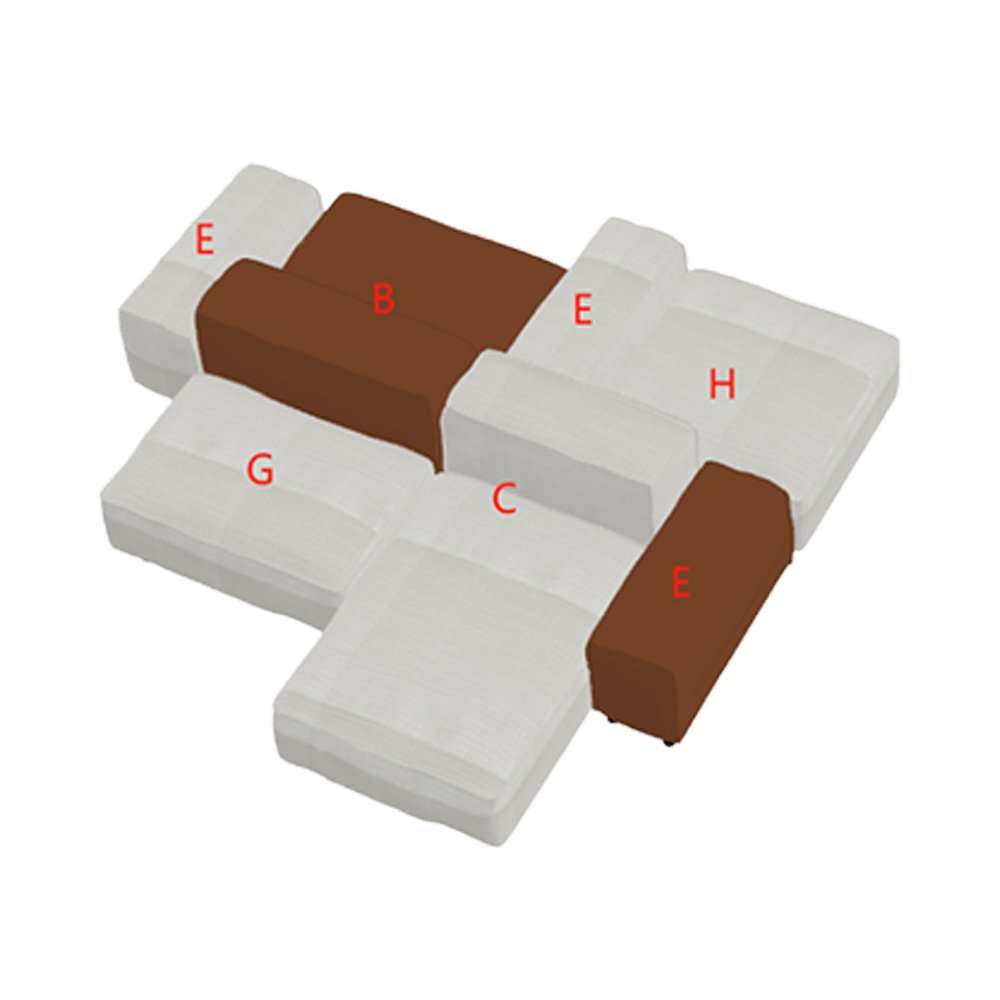 Butter Sofa Soft, Modular