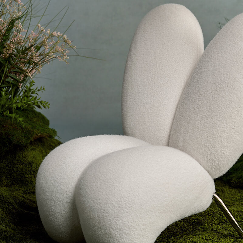 Huddle White Kids Bunny Chair