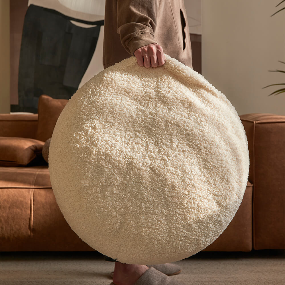 Lamb Pouf