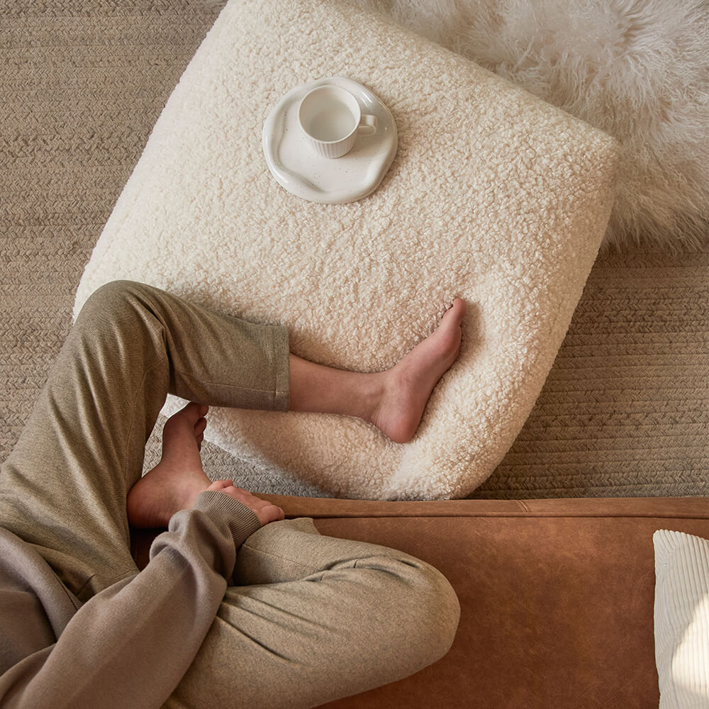Lamb Pouf