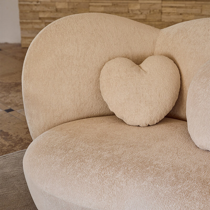 Modern Love Heart Loveseat Cuddle Sofa
