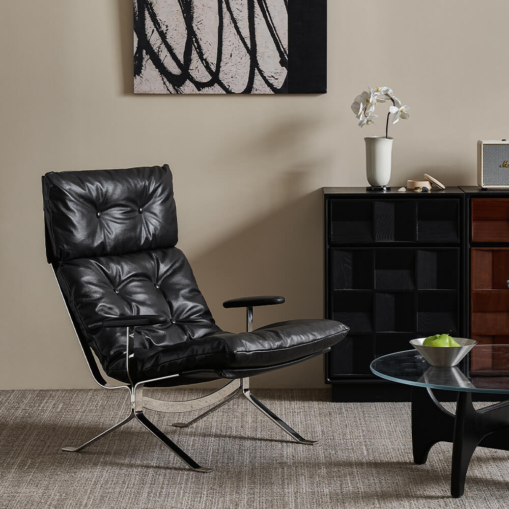 Omelette Lounge Chair High Back