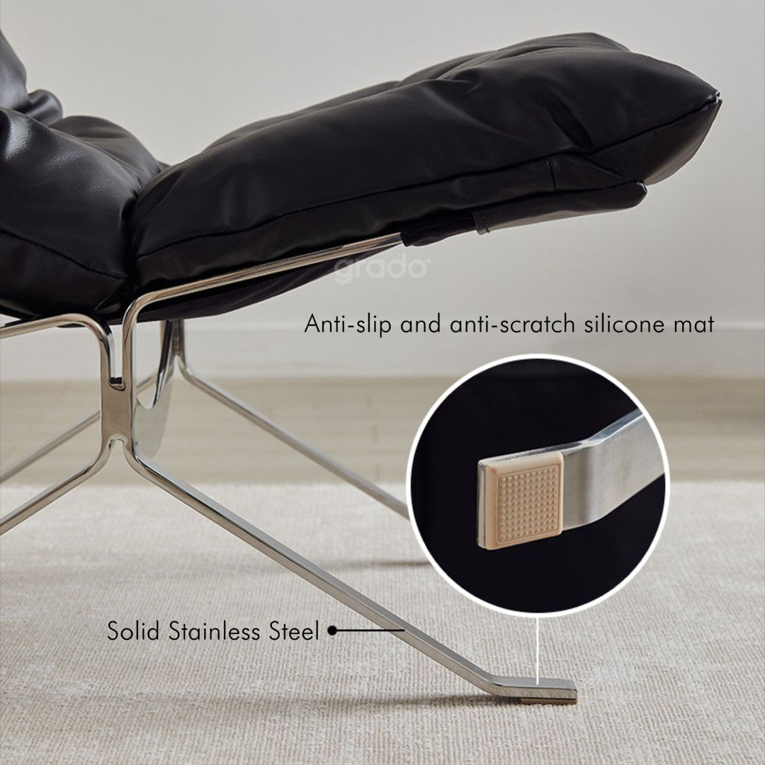 X-SHAPED HIGH-QUALITY METAL FRAME - Made of mirror-finished solid stainless steel, which is flexible, strong, and beautiful. There is a silent non-slip foot pad at the front of the tripod, which Increases friction and the sense of design.-gradodesign