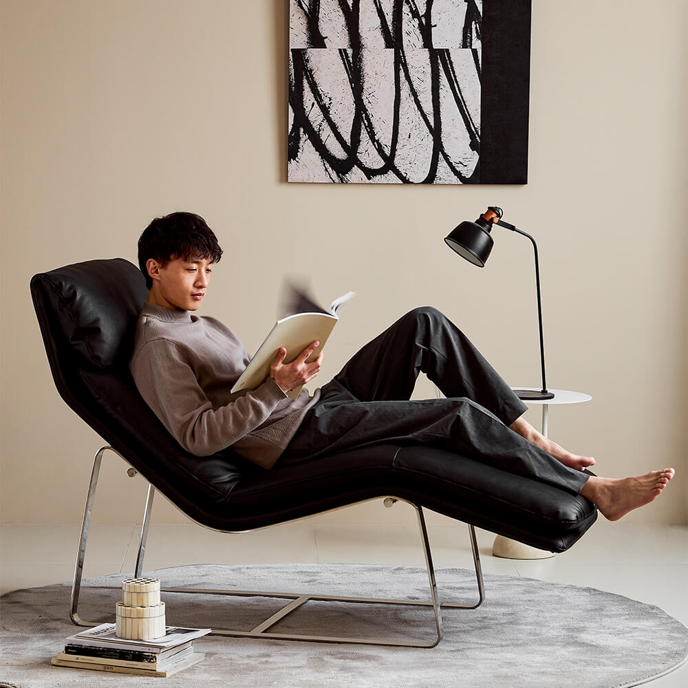 Owain Chaise Lounge S-Shaped Ergonomic Support