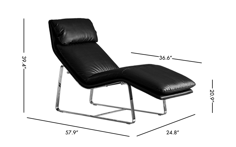 Owain Chaise Lounge Dimensions