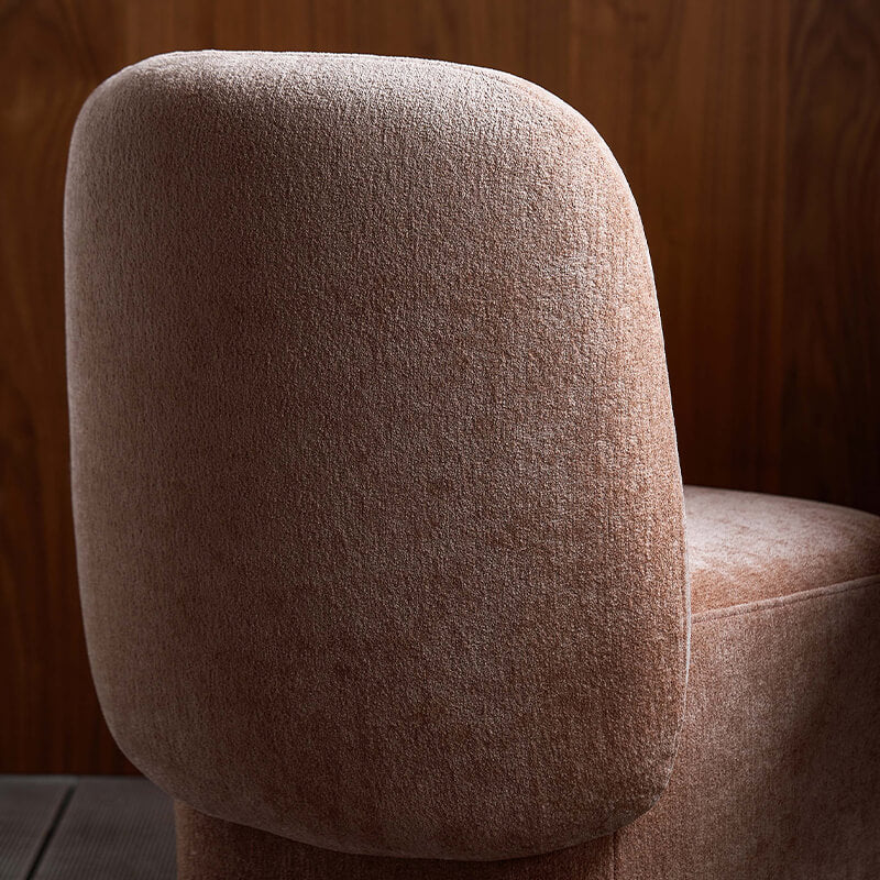 Pink Vanity Chair With Back