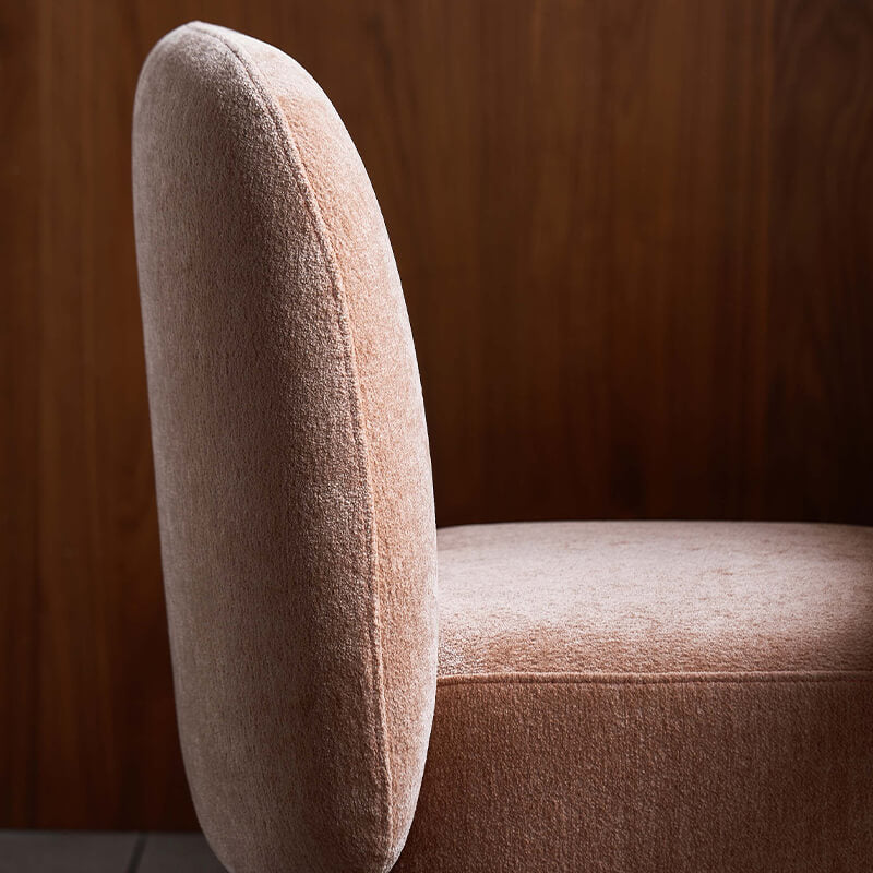 Pink Vanity Chair With Back