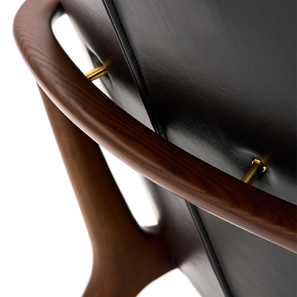 Qiyan Wing Back Lounge Chair Eastern Aesthetics Seating