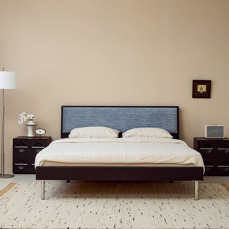 Red Velvet Bed